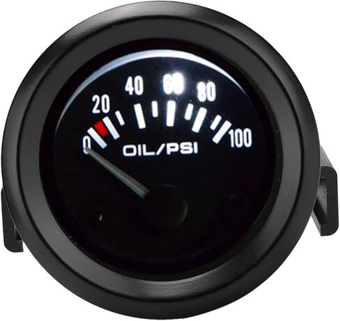 Oil Pressure Gauge Kit,Electronic Oil Pressure Gauge Il Pressure Gauge 12V Universal Car Electromagnetic Indicator Auto Modified Meter ,?Ldruckanzeige Auto ,Electronic Oil Pressure Gauge For Automotiv in Saudi Arabia