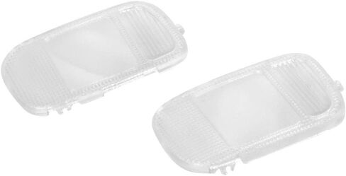 HIMIKI 2 قطعة سقف خريطة قبة غطاء خفيف وحدة تحكم علوية خريطة قراءة مصباح عدسة ضوء 5183271AA 5183270AA 74970 متوافق مع Ram 1500 2500 3500 4500 5500 2002-2010 (حدد) in Kuwait