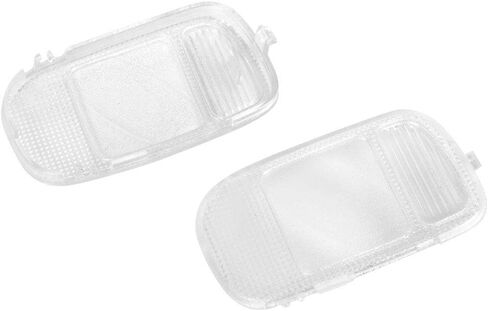 HIMIKI 2 قطعة سقف خريطة قبة غطاء خفيف وحدة تحكم علوية خريطة قراءة مصباح عدسة ضوء 5183271AA 5183270AA 74970 متوافق مع Ram 1500 2500 3500 4500 5500 2002-2010 (حدد) in Kuwait