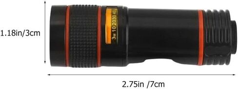 عدسات الكاميرا، عدسة كاميرا الهاتف الخليوي، 2PCS 8X Telephoto Universal Clip On Lens للهواتف الذكية Jitterbug Smart Phone in Kuwait