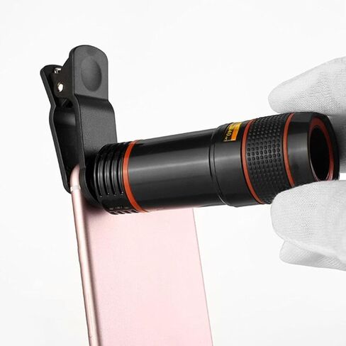 عدسات الكاميرا، عدسة كاميرا الهاتف الخليوي، 2PCS 8X Telephoto Universal Clip On Lens للهواتف الذكية Jitterbug Smart Phone in Kuwait