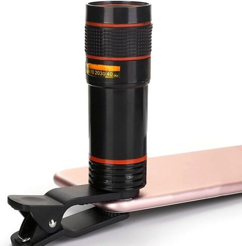 عدسات الكاميرا، عدسة كاميرا الهاتف الخليوي، 2PCS 8X Telephoto Universal Clip On Lens للهواتف الذكية Jitterbug Smart Phone in Kuwait
