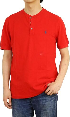 Polo Ralph Lauren Mens Featherweight Mesh Henley Tee in Saudi Arabia