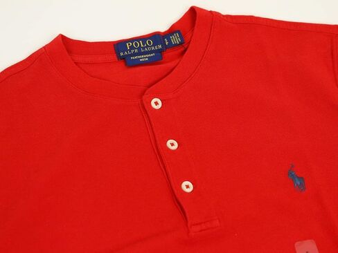 Polo Ralph Lauren Mens Featherweight Mesh Henley Tee in Saudi Arabia