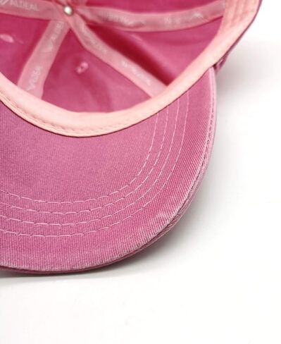 قبعة بيسبول للفتيات من Waldeal قابلة للتعديل على شكل الدب الجبلي للأطفال، قبعة غولف منخفضة المظهر باللون الوردي in Kuwait