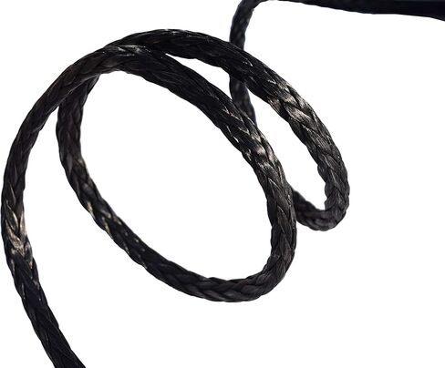 4mm"*50ft Winch Rope,Rope for ATV Winch, Winch Cable,Synthetic Rope,Towing Rope (Grey) in Kuwait