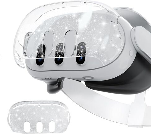 Qoosea for Meta Quest 3 Case VR Shell Cover for Oculus Quest 3 مضاد للخدش ومضاد للغبار ومضاد للصدمات ومضاد للماء لسماعات Quest 3 in Saudi Arabia