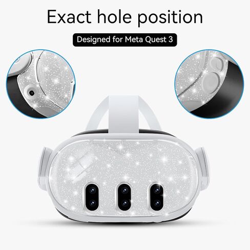 Qoosea for Meta Quest 3 Case VR Shell Cover for Oculus Quest 3 مضاد للخدش ومضاد للغبار ومضاد للصدمات ومضاد للماء لسماعات Quest 3 in Saudi Arabia