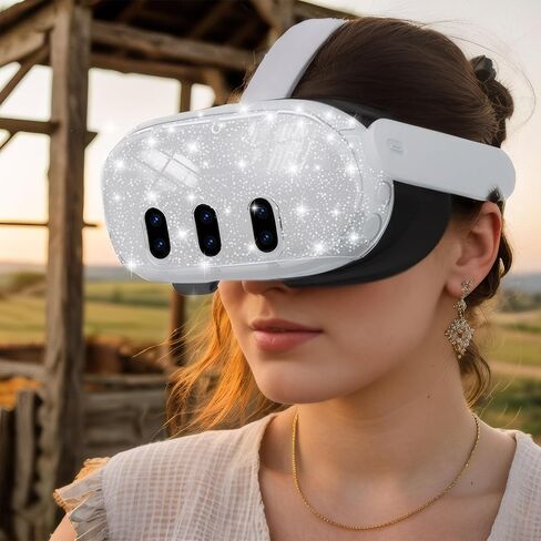 Qoosea for Meta Quest 3 Case VR Shell Cover for Oculus Quest 3 مضاد للخدش ومضاد للغبار ومضاد للصدمات ومضاد للماء لسماعات Quest 3 in Saudi Arabia