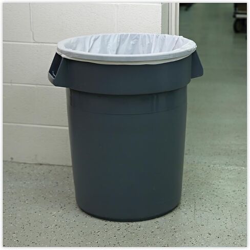 بطانات العلب الصناعية ذات الكثافة الخطية المنخفضة من بوردووك، 30 جالون، 0.65 مل، 30 × 36، أسود، 200/كرتون (L3036H) in Kuwait