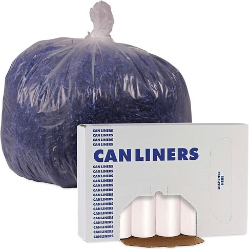 بطانات العلب الصناعية ذات الكثافة الخطية المنخفضة من بوردووك، 30 جالون، 0.65 مل، 30 × 36، أسود، 200/كرتون (L3036H) in Kuwait