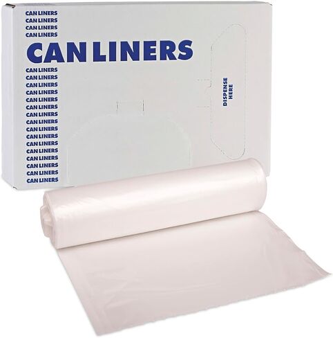 بطانات العلب الصناعية ذات الكثافة الخطية المنخفضة من بوردووك، 30 جالون، 0.65 مل، 30 × 36، أسود، 200/كرتون (L3036H) in Kuwait