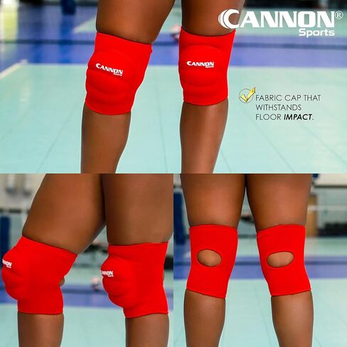 وسادات الركبة للكرة الطائرة من سلسلة Cannon Sports Pro مع دعم إضافي للكرة الطائرة وكرة القدم والعمل in Saudi Arabia