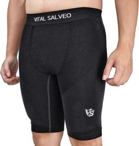 Vital Salveo- Germanium Men Recovery Seamless Compression Short for Running, Athletic, Sports in Saudi Arabia