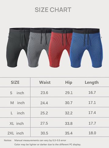MIZOK Men's Stripe Performance Compression Workout Shorts Tight Gym Athletic Shorts with Pockets Grey XL in Saudi Arabia