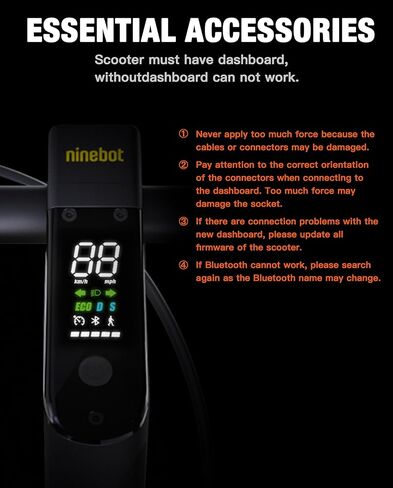 ملحق لوحة القيادة للسكوتر من stio متوافق مع سكوتر Segway Ninebot MAX G2 G65 Max2 Kickscooter، لوحة عرض اللوحة الأم، لوحة استبدال الملحقات الأصلية in Saudi Arabia