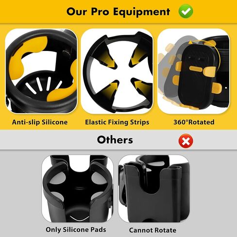 حامل أكواب 3 في 1 وحامل هاتف للسكوتر الكهربائي، حامل هاتف مع حامل زجاجة للمشي، الكرسي المتحرك، عربة الأطفال، ملحقات سكوتر التنقل in Kuwait