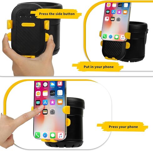 حامل أكواب 3 في 1 وحامل هاتف للسكوتر الكهربائي، حامل هاتف مع حامل زجاجة للمشي، الكرسي المتحرك، عربة الأطفال، ملحقات سكوتر التنقل in Kuwait