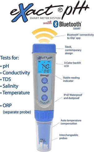 Industrial Test Systems 486303 Exact Ph+ Master Test Kit pH, ORP, Temp, TDS, Salt in Saudi Arabia
