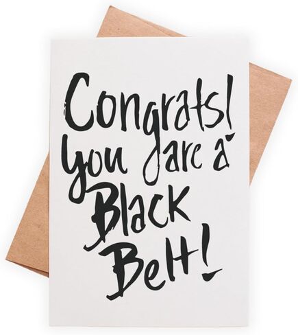 Black Belt Martial Arts Greeting Card, Karate Gift Idea, Taekwondo, Jiu Jitsu in Saudi Arabia