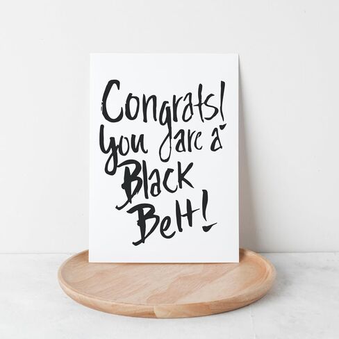 Black Belt Martial Arts Greeting Card, Karate Gift Idea, Taekwondo, Jiu Jitsu in Saudi Arabia