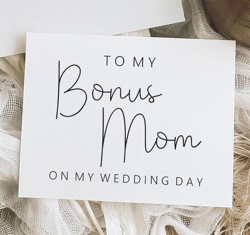 إلى أمي مكافأة في يوم زفافي. بطاقة يوم الزفاف لستيب أمي. in Kuwait