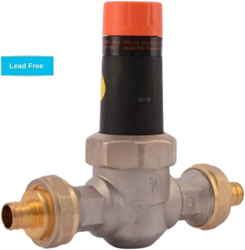 كاش Acme 1 بوصة EB25 صمام تنظيم الضغط المزدوج الاتحاد (PRV)، 45 رطل لكل بوصة مربعة، 23140-0045 in Kuwait