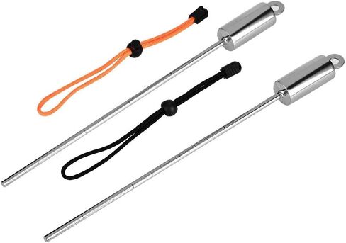 مؤشر غوص GOTOTOP، عصا دغدغة من الفولاذ المقاوم للصدأ مع حبل للغوص، برتقالي in Kuwait