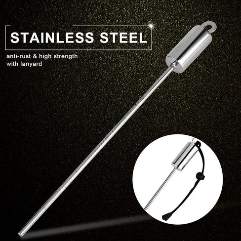 مؤشر غوص GOTOTOP، عصا دغدغة من الفولاذ المقاوم للصدأ مع حبل للغوص، برتقالي in Kuwait