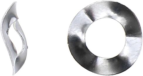 MEETOOT 50PCS Hardware Accessory Wave Spring Washer 304 Stainless Steel Corrugated Washer M5x11x0.5MM for Connecting and Fixing Engineering Item in Saudi Arabia