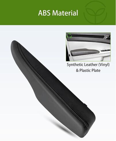 UMISHI Front Left Driver & Right Passenger Side Inner Door Armrest 1WK37DX9AB Compatible with Dodge Charger 2011-2023 & Chrysler 300 2011-2023 (Black) in Saudi Arabia
