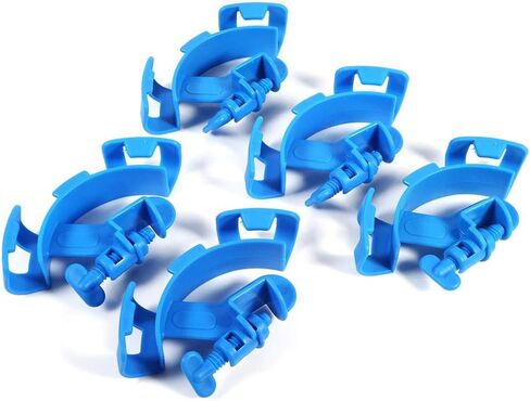 TOPINCN Aquarium Hose Holder 5 Pcs Adjustable Fish Tank Filtration Water Pipe Holder Water Tube Clamp Fixed Clip for 12-16mm Water Pipe in Saudi Arabia