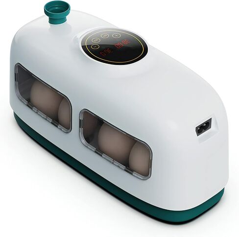 QMCAHCE Egg Incubator, Digital Eggs Incubators for Hatching Eggs, Humidity Control LED Egg Incubators with Egg Candler Tester, for Hatching Chicken Duck Quail Bird Eggs(Pink) in Saudi Arabia