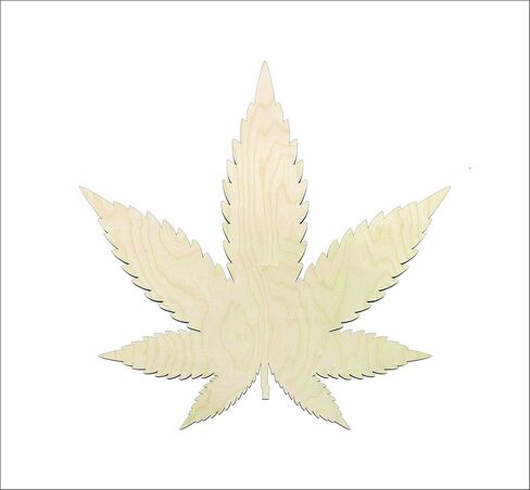 قطع من أوراق الماريجوانا مقاس 6 بوصات ذاتية الصنع، وأوراق الأعشاب، وأوراق خشب cbd، وشكل أوراق الأعشاب غير المكتملة in Saudi Arabia
