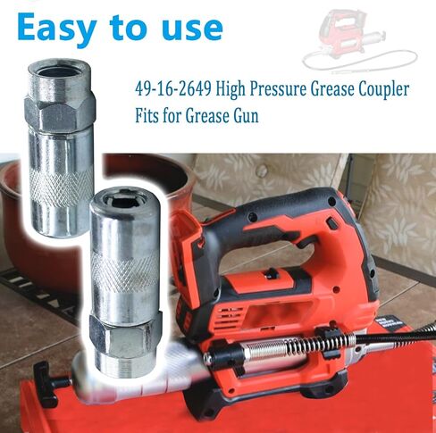 قارنات مسدس الشحوم Rsoise 49-16-2649 تناسب أطراف مسدس الشحوم ميلووكي M12 ومسدس الشحوم اللاسلكي وميلووكي M18 ومسدس الشحوم اللاسلكي بسرعتين (قطعتان) in Kuwait