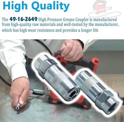 قارنات مسدس الشحوم Rsoise 49-16-2649 تناسب أطراف مسدس الشحوم ميلووكي M12 ومسدس الشحوم اللاسلكي وميلووكي M18 ومسدس الشحوم اللاسلكي بسرعتين (قطعتان) in Kuwait