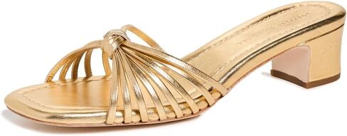 صندل نسائي من Loeffler Randall بعقدة عسلي وكعب متوسط in Kuwait