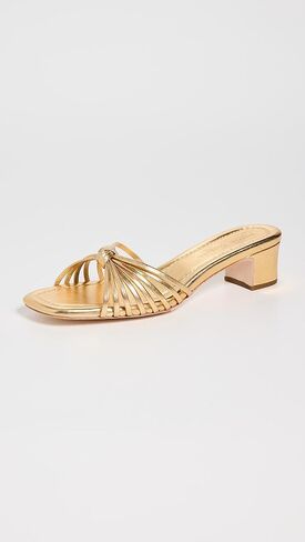 صندل نسائي من Loeffler Randall بعقدة عسلي وكعب متوسط in Kuwait