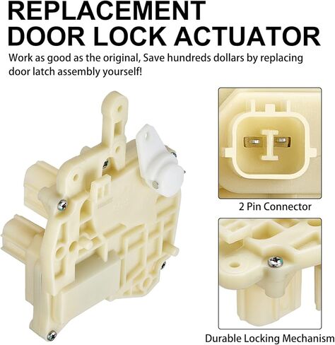 SYERAL Power Door Lock Actuator 72115-S5A-003 72115-S84-A01 Front Right Passenger Side Door Latch Compatible with Honda 1998-2002 Accord, 2001-2005 Civic, 2002-2006 CR-V, 2000-2006 Insight in Saudi Arabia