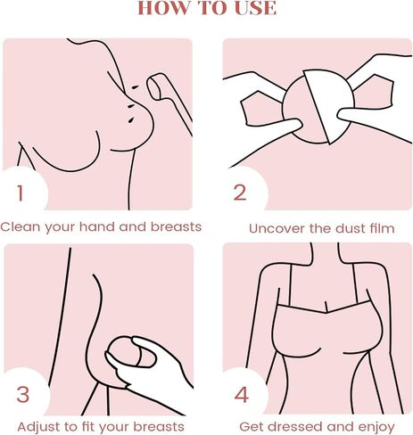 TOBEHIGHER Nipple Covers - 6 Pairs Nipple Covers Stickers Silicone Reusable Nipple Covers in Saudi Arabia