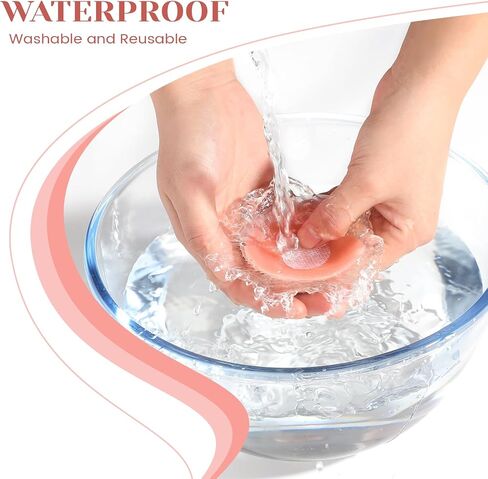 TOBEHIGHER Nipple Covers - 6 Pairs Nipple Covers Stickers Silicone Reusable Nipple Covers in Saudi Arabia
