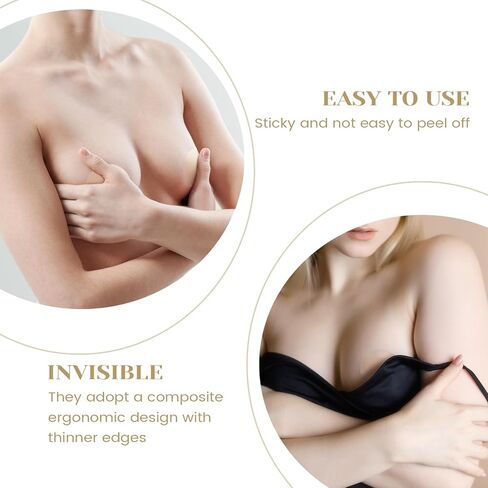 TOBEHIGHER Nipple Covers - 6 Pairs Nipple Covers Stickers Silicone Reusable Nipple Covers in Kuwait