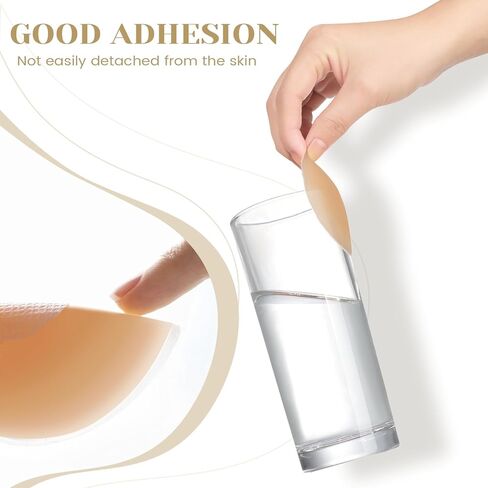 TOBEHIGHER Nipple Covers - 6 Pairs Nipple Covers Stickers Silicone Reusable Nipple Covers in Kuwait