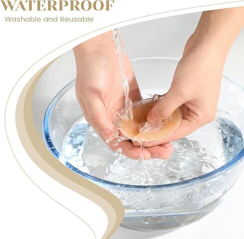 TOBEHIGHER Nipple Covers - 6 Pairs Nipple Covers Stickers Silicone Reusable Nipple Covers in Kuwait