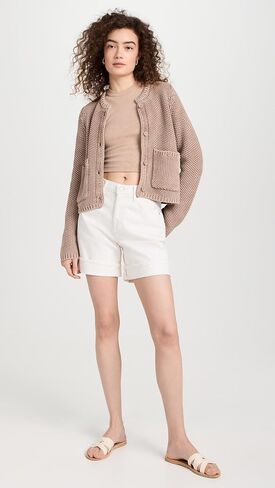 Splendid Women's Andrea Cropped Cardigan in Saudi Arabia