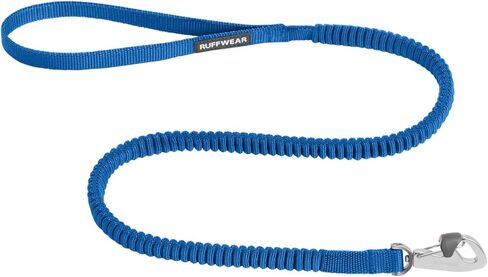 Ruffwear، مقود Trail Runner، حزام مطاطي مدمج وخفيف الوزن، مشبك قفل Crux، حمام سباحة أزرق، كبير in Kuwait