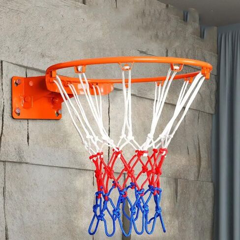 شبكة كرة سلة أنجير قطعتان/حزمة، شبكة كرة سلة من النايلون 12 حلقة، شبكة إطار كرة السلة، شبكة من النايلون الأحمر والأبيض والأزرق، شبكة إطار كرة السلة in Kuwait