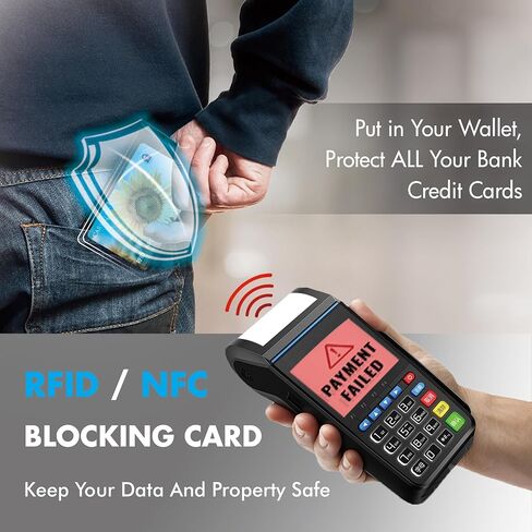 بطاقة CARSLIFE RFID للحجب مكونة من 5 قطع بدون تلامس NFC Bank Debit بطاقة الائتمان حامي مانع للمحفظة بأكملها ومحفظة درع تصميم زهرة in Kuwait