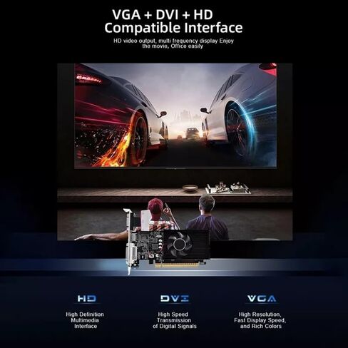 بطاقة رسومات XUANMO AMD Radeon RX580 2048SP 8g Gpu لألعاب الفيديو AMD GDDR5 256-Bit Pc بطاقة فيديو ألعاب AMD 2XDP HDMI PCI Express 3.0 مع توقف مروحة التجميد لألعاب الكمبيوتر المكتبي Gpu... in Saudi Arabia