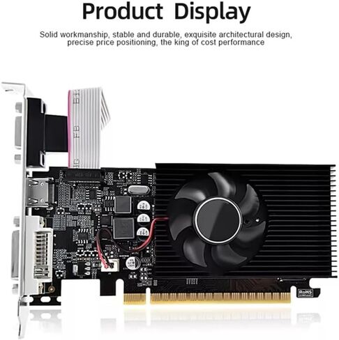 بطاقة رسومات XUANMO AMD Radeon RX580 2048SP 8g Gpu لألعاب الفيديو AMD GDDR5 256-Bit Pc بطاقة فيديو ألعاب AMD 2XDP HDMI PCI Express 3.0 مع توقف مروحة التجميد لألعاب الكمبيوتر المكتبي Gpu... in Saudi Arabia
